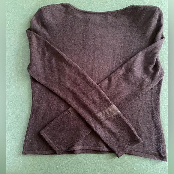 Angel by Sabri Ozel Sweater.  With mesh cutouts at wrists and chest. - Picture 2 of 6